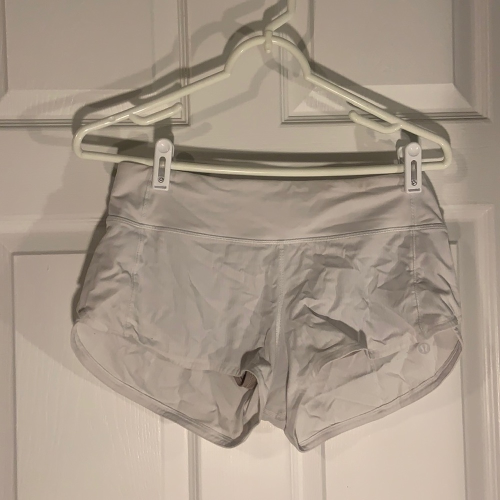 White Lululemon Shorts